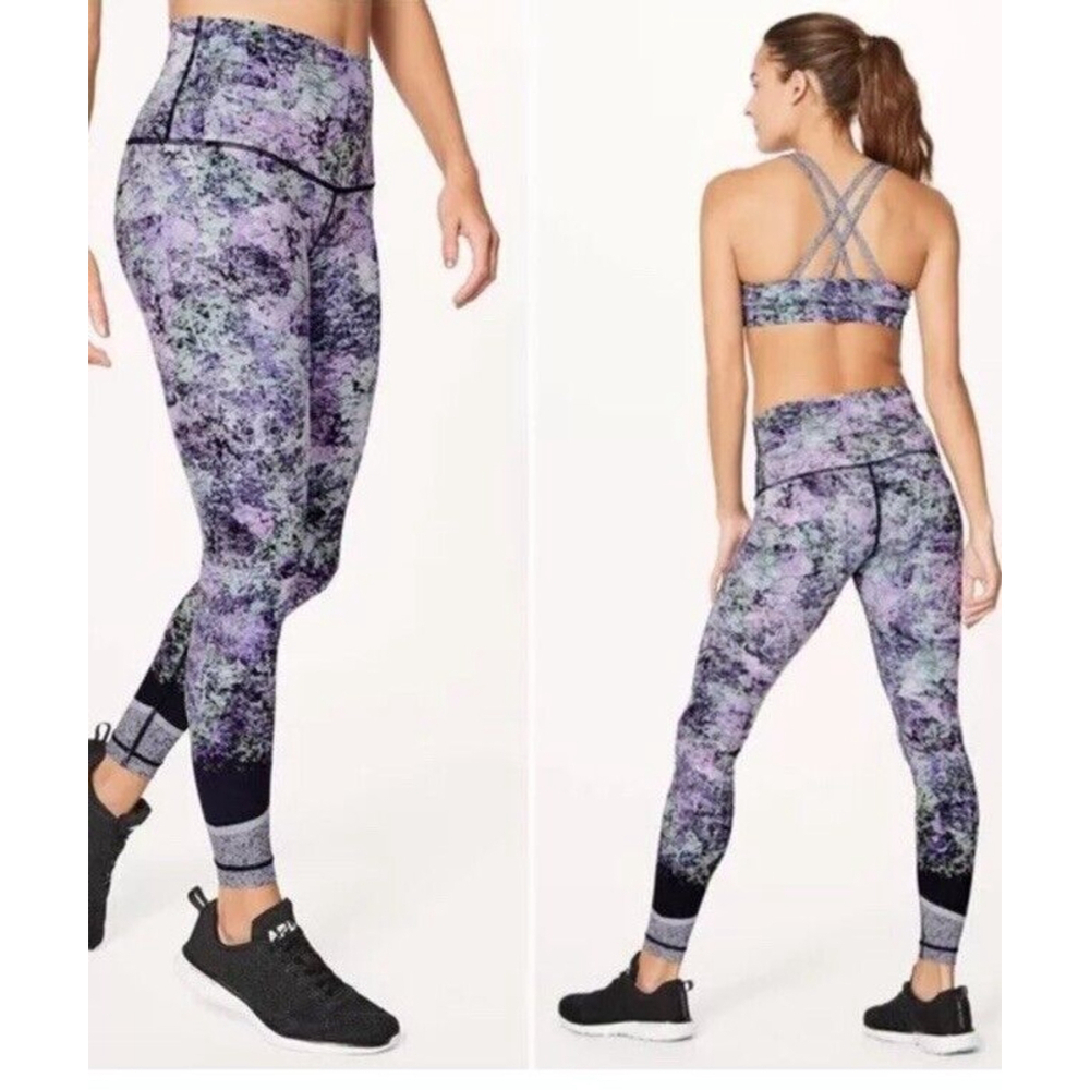 Lululemon Vivid Vision Central Saint Martins Wunder Under Hi-Rise Tight Pant S 8